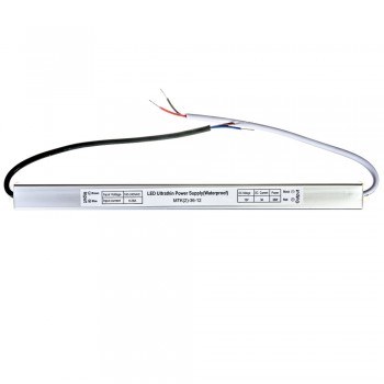 Блок питания 12В SLIM/3A 36Bт IP65
