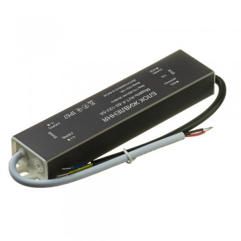 Блок питания питания NEW AVT-12V влагозащита IP65 5А - 60W