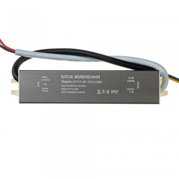 Блок питания питания NEW AVT-12V влагозащита IP65 2.08А - 25W