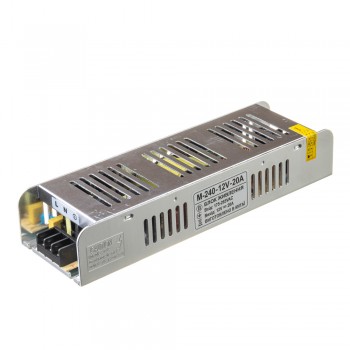 Блок питания питания 12V М/20 A 240 Bт IP20