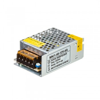 Блок питания 12В MN/1/4A 48 Bт IP20