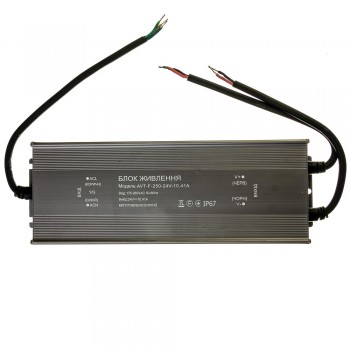 Блок питания питания NEW AVT-24V влагозащита IP65 10,41А - 250W
