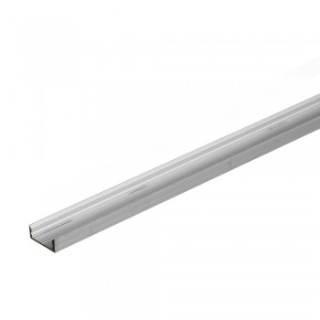 LED профиль ПФ-18/2 анодированный накладной матовый с рассеивателем (комплект) 2м