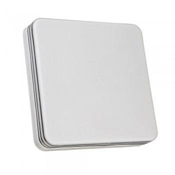 Светодиодный светильник 18Вт накладной квадратный 5000К IP65 Silver