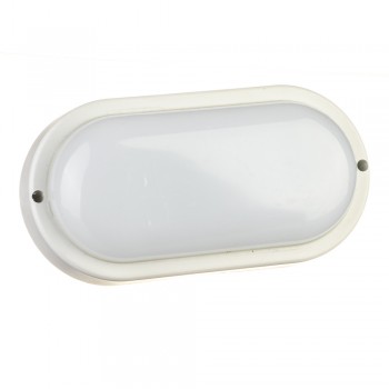 Led светильник накладной ЖКХ 12Вт 6000К овал IP65