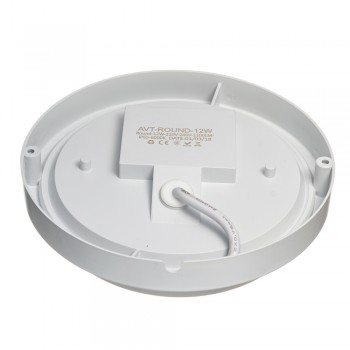 Led светильник накладной ЖКХ 12Вт 6000К круг IP65