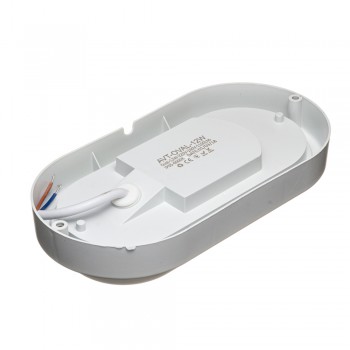 Led светильник накладной ЖКХ 12Вт 6000К овал IP65