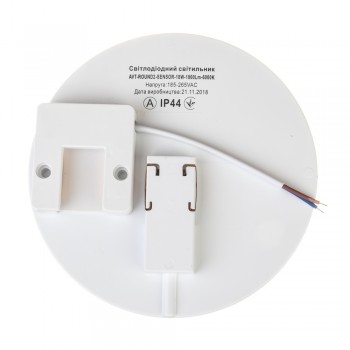 Led светильник накладной с датчиком Sensor 18Вт 5000К круг IP65