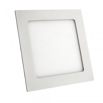 Led светильник точечный 12Вт 3000К квадратный пластик IP20