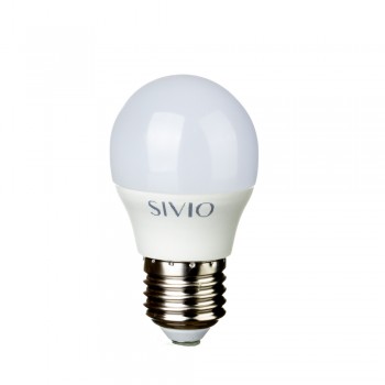 Led лампа Sivio 5Вт G45 нейтральная белая E27 4100K