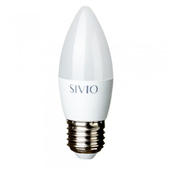 Led лампа Sivio 6Вт C37 нейтральная белая E27 4100K