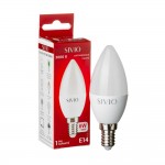 Led лампа Sivio 6Вт C37 теплая белая E14 3000K