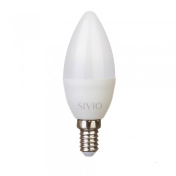 Led лампа Sivio 6Вт C37 нейтральная белая E14 4100K