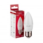 Led лампа Sivio 7Вт C37 нейтральная белая E27 4100K