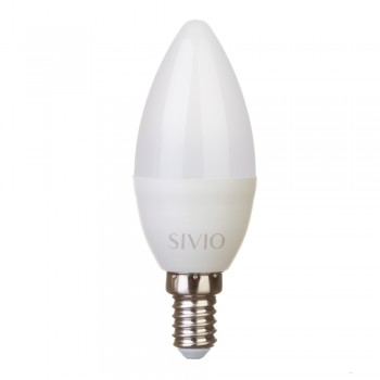 Led лампа Sivio 7Вт C37 теплая белая E14 3000K