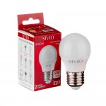 Led лампа Sivio 5Вт G45 нейтральная белая E27 4100K