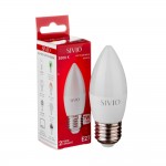 Led лампа Sivio 7Вт C37 теплая белая E27 3000K