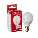 Led лампа Sivio 5Вт G45 нейтральная белая E14 4100K