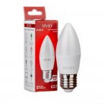 Led лампа Sivio 8Вт C37 нейтральная белая E27 4100K