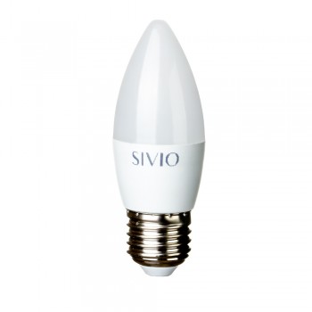 Led лампа Sivio 10Вт C37 нейтральная белая E27 4100K