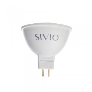 Led лампа Sivio 6Вт MR16 теплая белая GU5.3 3000K