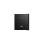 Панель LED димера DEYA ZigBee на 2 зони (TS2(WZS)-Black)