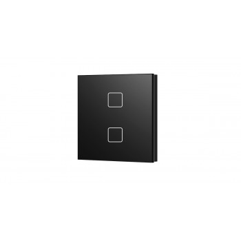 Панель LED димера DEYA ZigBee на 2 зони (TS2(WZS)-Black)