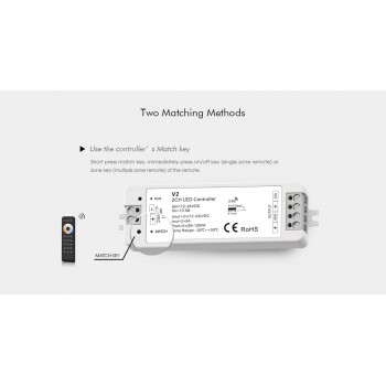 LED-контролер DEYA 12-24VDC, 5A*2CH (V2)