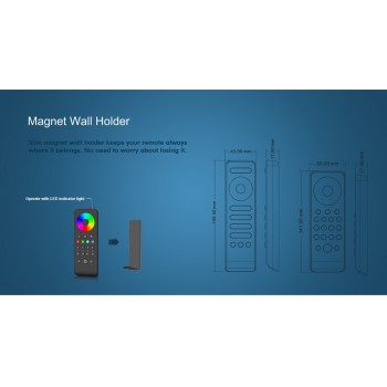 Пульт RGB/RGBWконтролера DEYA на 8 зон (RS8)