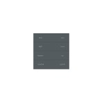 Сенсорна панель DEYA ZigBee на 1 зону (PK8(WZS)-Dark-grey)