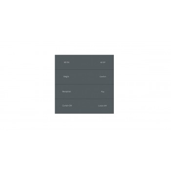 Сенсорна панель DEYA ZigBee на 1 зону (PK8(WZS)-Dark-grey)