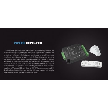 LED-повторювач DEYA 12-24VDC, 10A*3CH (EV3-X)