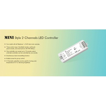 LED-контролер DEYA 12-24VDC, 5A*2CH (V2)