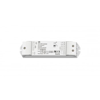 LED-контролер DEYA 12-48VDC, 5A*5CH, PUSH-DIM (V5)