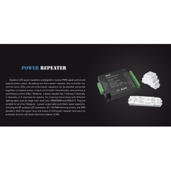 LED-повторювач DEYA 5-36VDC, 8A*1CH (EV1)