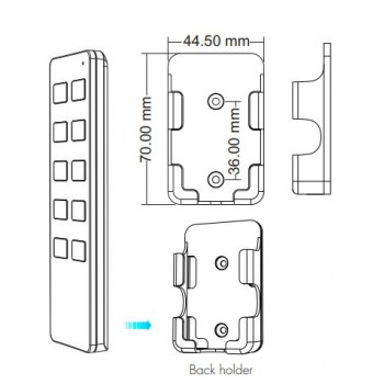 Пульт DEYA ZigBee CCT-контролера на 1 зону (R2(WZS)-Black)