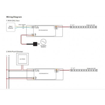 LED Димер DALI 8-46V, 30W (SRP-TRIAC-24-30CV)
