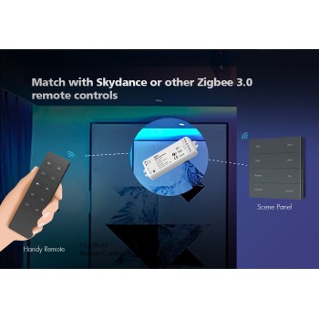 Пульт DEYA ZigBee CCT-контролера на 1 зону (R2(WZS)-Black)