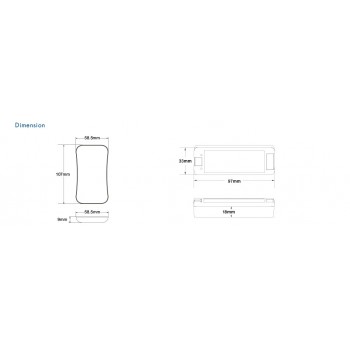 LED Пульт и SPI контролер DEYA 5-24VDC (SC+R9)