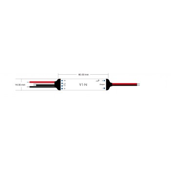 LED-контролер DEYA 12-24VDC, 3A*1CH, PUSH-DIM (V1-N)