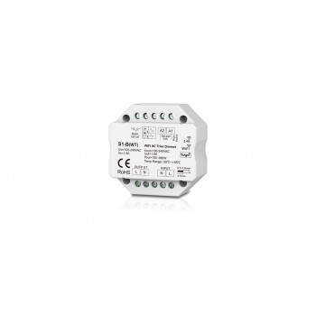 Димер DEYA WiFi-RF Triac AC100-240V, 1CH*1.5A, 150-360W (S1-B(WT))