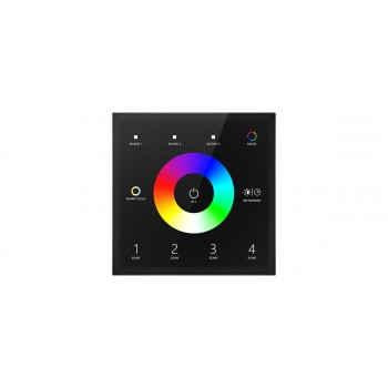 Пульт дистанційного керування DEYA 4 зони RGB+CCT (T15(Black))