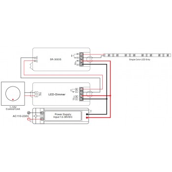 LED-повторювач 8A * 1CH (SR-3003S)