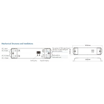 Димер DEYA AC100-240V, 1,5A, 150-360W(DT)