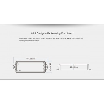 LED-контролер DEYA 12-24VDC, 4A*4CH (VP)