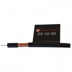 Телевизионный (коаксиальный) кабель RG-6U Cu 1,02 Cu черный ПЭ