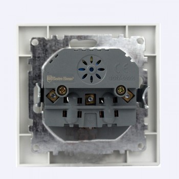 Розетка USB двойная + розетка с/з  2 A, 16 А Enzo Белый