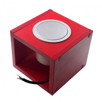 Компактная мебельная розетка  (горизонтальная)  3х16 А, 2хUSB 2,4 А IP40