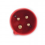 Вилка силовая 4x16/3P+PE/16 А/380 – 415 В/IP44
