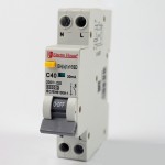 Дифференциальный автомат  16 A 1p+N (1 модуль) 230-240 В 6 кА